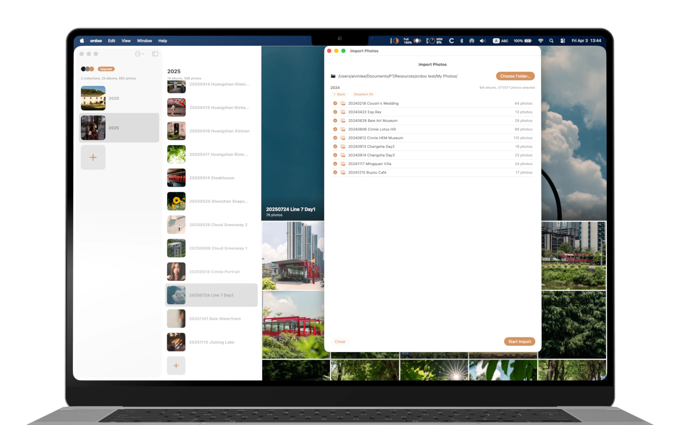 ordoo macOS batch import
